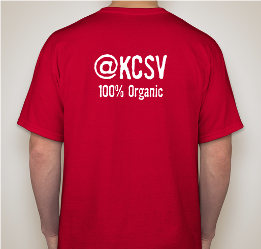 KCSV / Spring Valley Sidewalks Restoration Fundraiser - unisex shirt design - back