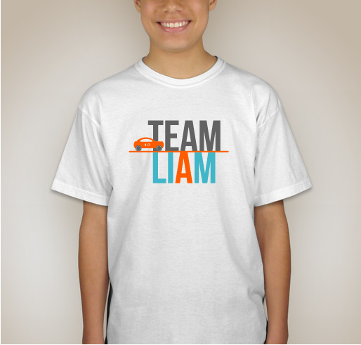 Team Liam Round 2 Fundraiser - unisex shirt design - back