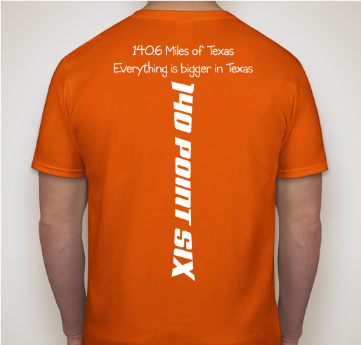 Tri 4 a Hand Up 140.6 Texas Training T-shirt Fundraiser - unisex shirt design - back