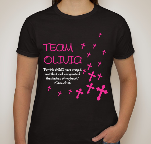 Olivia Marie Coats Fundraiser - unisex shirt design - front
