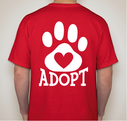 Animal Rescue February Shirt Campaign - Have a Heart Fundraiser - unisex shirt design - back