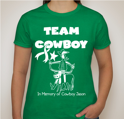 Pediatric Cancer Research Foundation - Team Cowboy Fundraiser - unisex shirt design - front