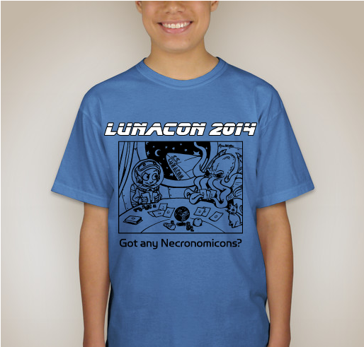 Lunacon 2014 Fundraiser - unisex shirt design - back