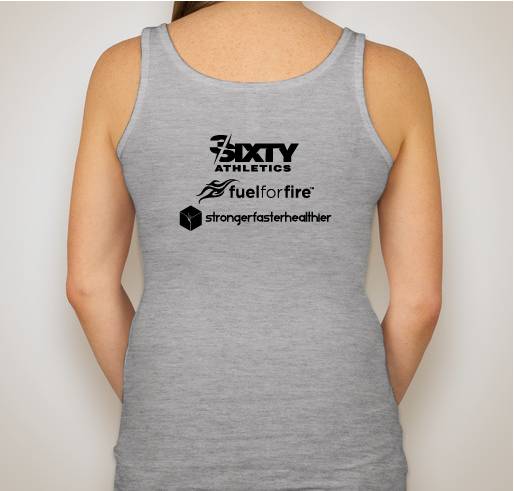 Squat for Cancer Fundraiser - unisex shirt design - back