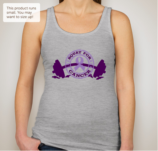 Squat for Cancer Fundraiser - unisex shirt design - front