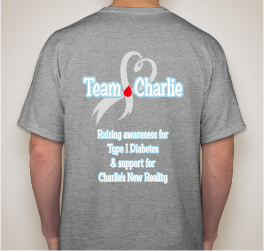Charlie's New Reality Fundraiser - unisex shirt design - back
