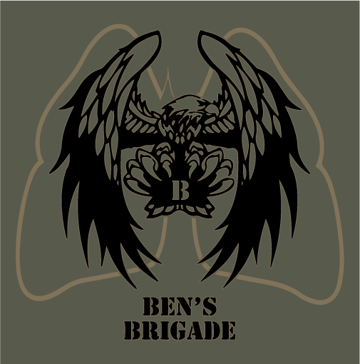 Ben's Brigade - Fighting to Cure Cystic Fibrosis shirt design - zoomed
