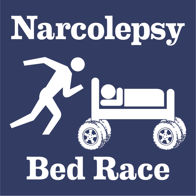 Narcolepsy Bed Race shirt design - zoomed