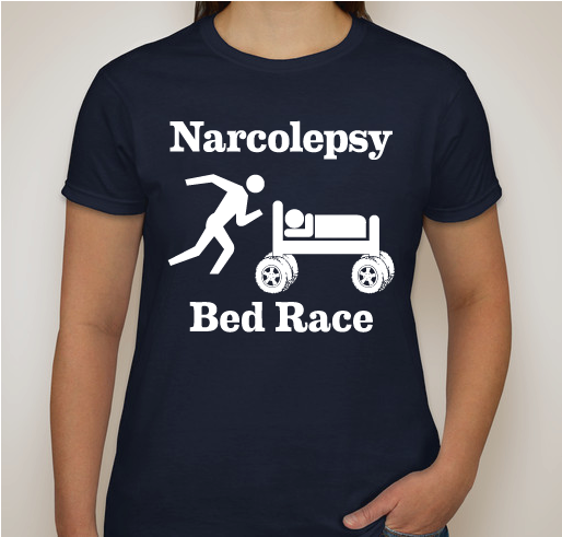 Narcolepsy Bed Race Fundraiser - unisex shirt design - front