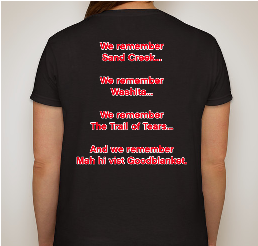 Justice for Mah hi vist Fundraiser - unisex shirt design - back