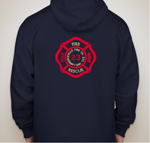 Lawrenceville Fire Company-Station 23 Fundraiser - unisex shirt design - back