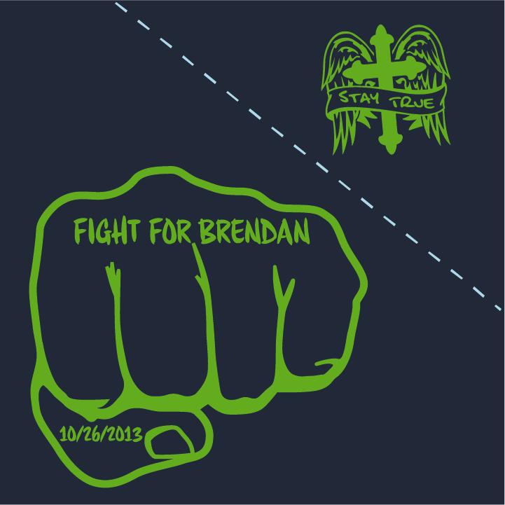 Brendan's Recovery shirt design - zoomed