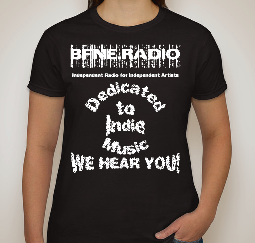 Black Flag Nation Ent. Radio! Independent Radio for Independent Artists! Fundraiser - unisex shirt design - front
