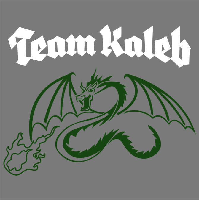 Team Kaleb T-shirt Fundraiser shirt design - zoomed
