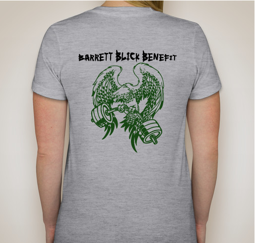 Barrett Blick Benefit CrossFit Competition Fundraiser - unisex shirt design - back