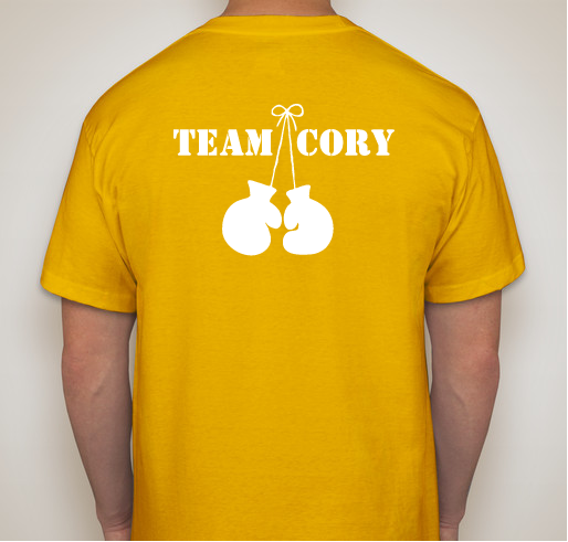 Funding the Fight: TEAM CORY Fundraiser - unisex shirt design - back