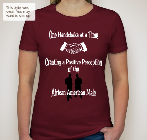 One Handshake at a Time Fundraiser - unisex shirt design - front