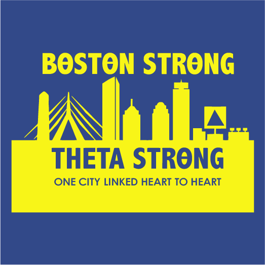 Boston Theta Strong! shirt design - zoomed
