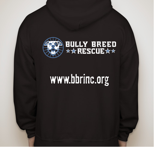 BBR ZIP UP hoodies! Fundraiser - unisex shirt design - back