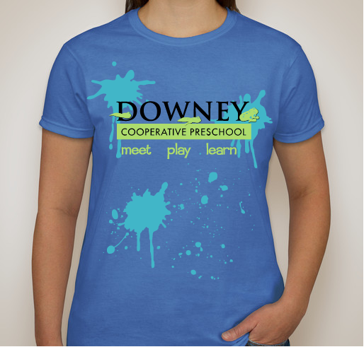 Downey Cooperative Preschool Fundraiser - unisex shirt design - front
