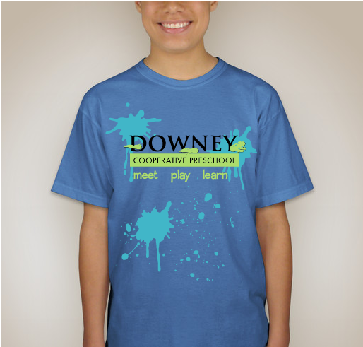 Downey Cooperative Preschool Fundraiser - unisex shirt design - back