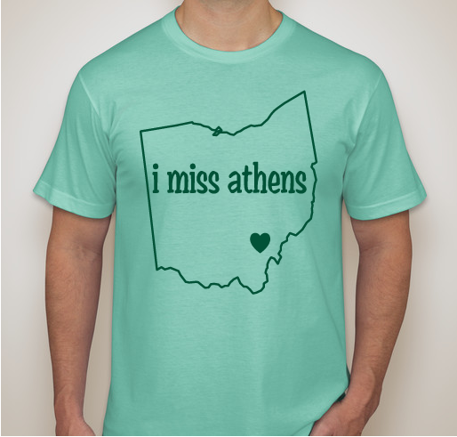 "I Miss Athens" t-shirt! Fundraiser - unisex shirt design - front