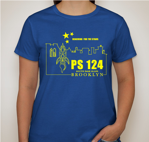 PS 124 Brooklyn PTA Fundraiser - unisex shirt design - front