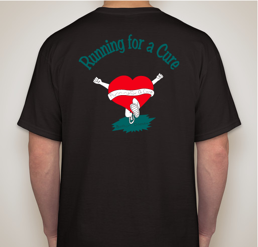 Running for a Cure for Batten Disease Fundraiser - unisex shirt design - back