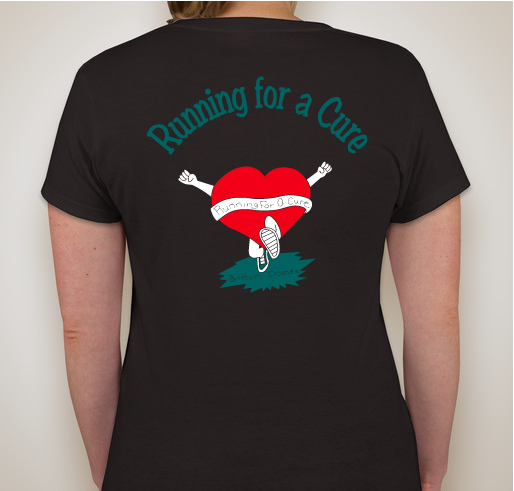 Running for a Cure for Batten Disease Fundraiser - unisex shirt design - back