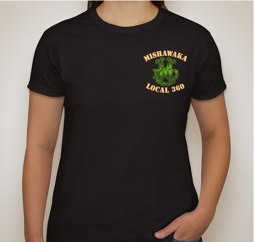 2014 Mishawaka Fire Department Military Appreciation Shirt Fundraiser - unisex shirt design - front