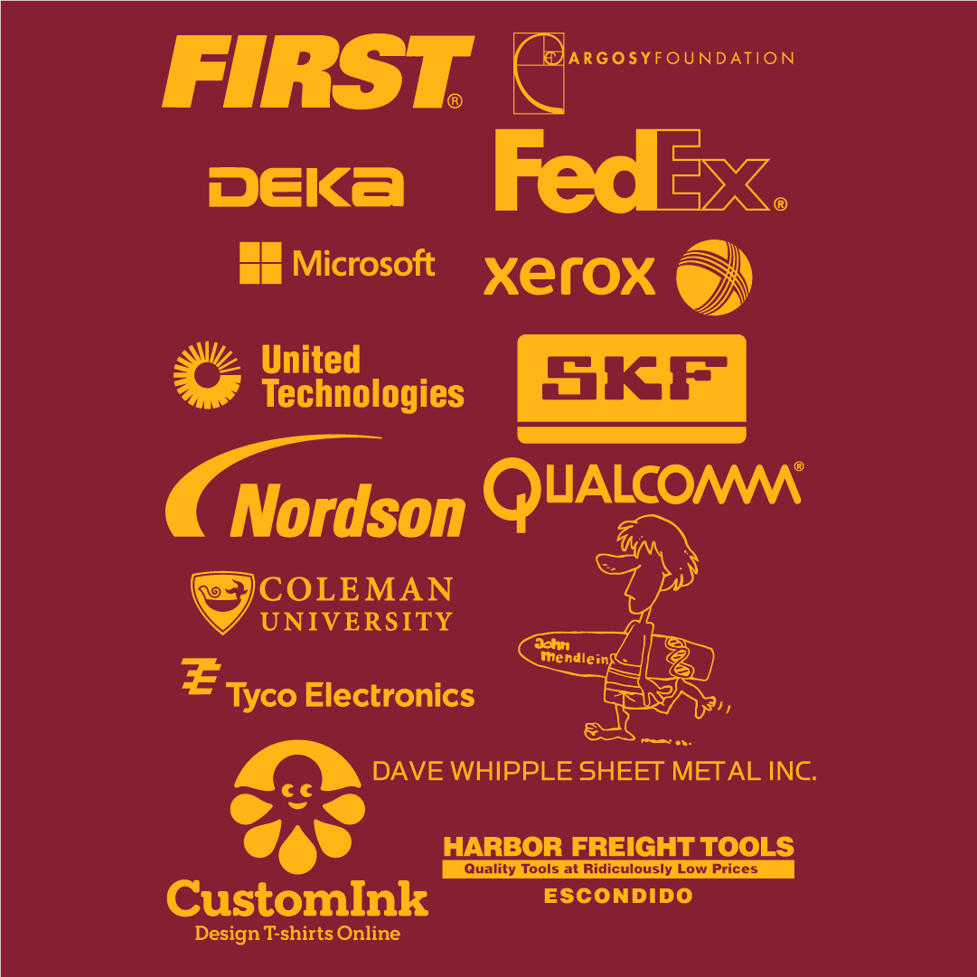 FIRST Robotics Team #5137: Iron Kodiaks shirt design - zoomed