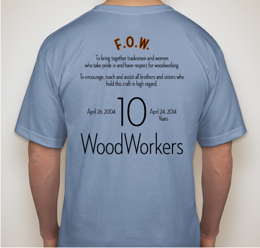 FOW 10th Anniversary Party Fundraiser Fundraiser - unisex shirt design - back
