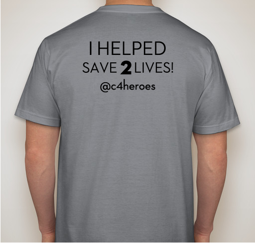 Companions for Heroes Fundraiser - unisex shirt design - back