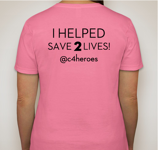 Companions for Heroes Fundraiser - unisex shirt design - back