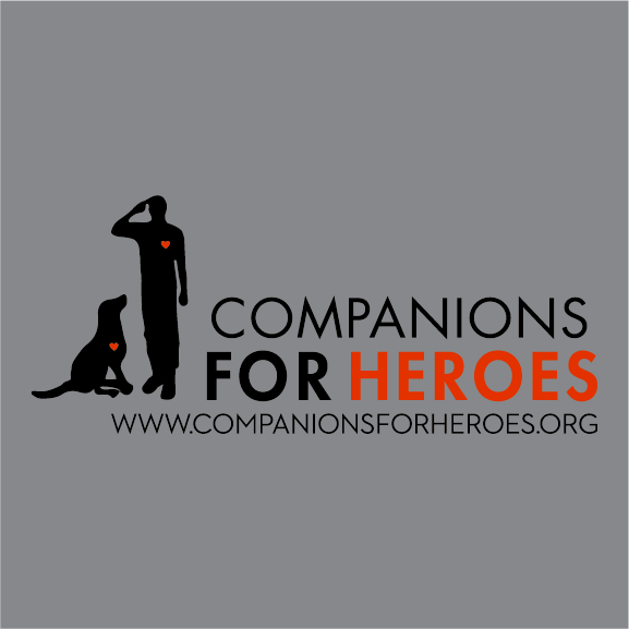 Companions for Heroes shirt design - zoomed