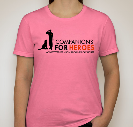 Companions for Heroes Fundraiser - unisex shirt design - front