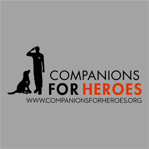 Companions for Heroes - V-Necks shirt design - zoomed