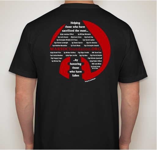 MARSOC Foundation Fundraiser - unisex shirt design - back