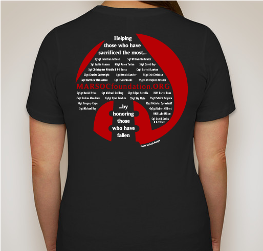 MARSOC Foundation Fundraiser - unisex shirt design - back