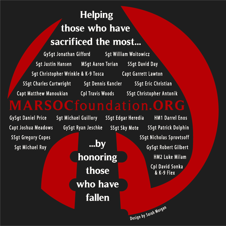 MARSOC Foundation - Long Sleeve Shirts shirt design - zoomed