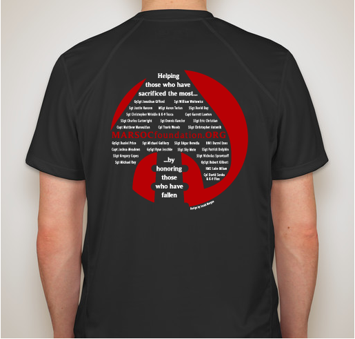 MARSOC Foundation - Performance Shirts Fundraiser - unisex shirt design - back