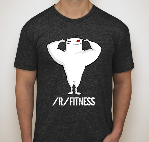 /r/fitness Fundraiser - unisex shirt design - front