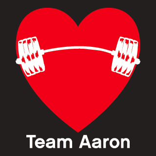 Team Aaron-Kansas City Heart Walk 2014 shirt design - zoomed