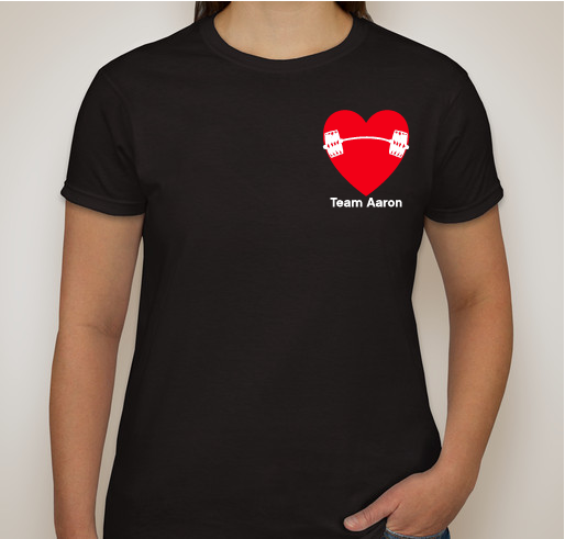 Team Aaron-Kansas City Heart Walk 2014 Fundraiser - unisex shirt design - front