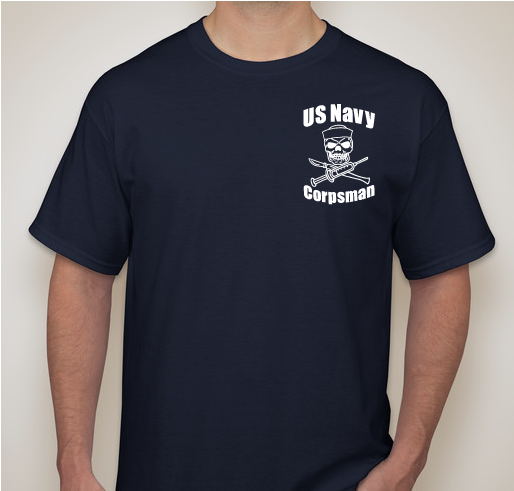 Corpsman Up!! Support the Naval Hospital Camp Lejeune Corpsman Ball Fundraiser - unisex shirt design - front