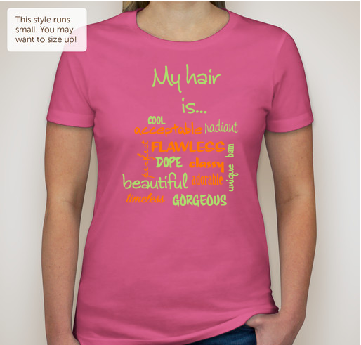 Pre-Teen Vanessa Van Dyke New Hair Care Line Fundraiser! Fundraiser - unisex shirt design - front