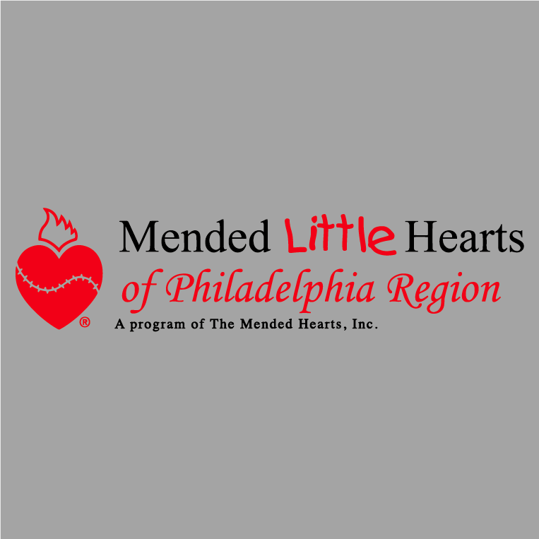 Team Mended Little Hearts Philadelphia- Part 2 shirt design - zoomed