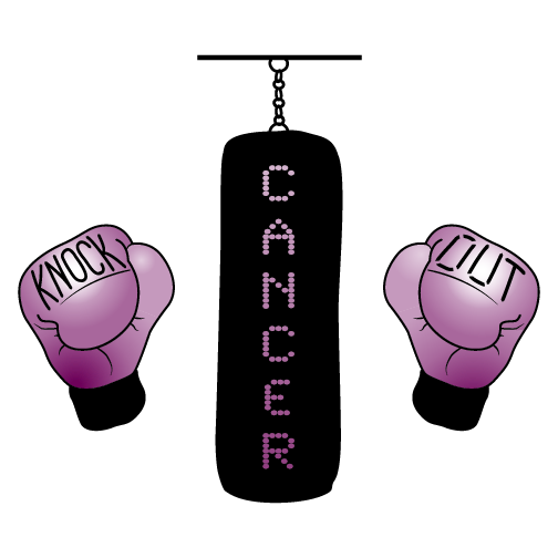 Knock Out Cancer! shirt design - zoomed