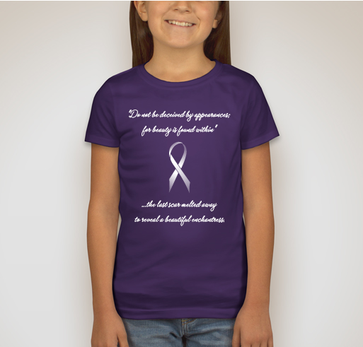 Beauty through cancer Fundraiser - unisex shirt design - front