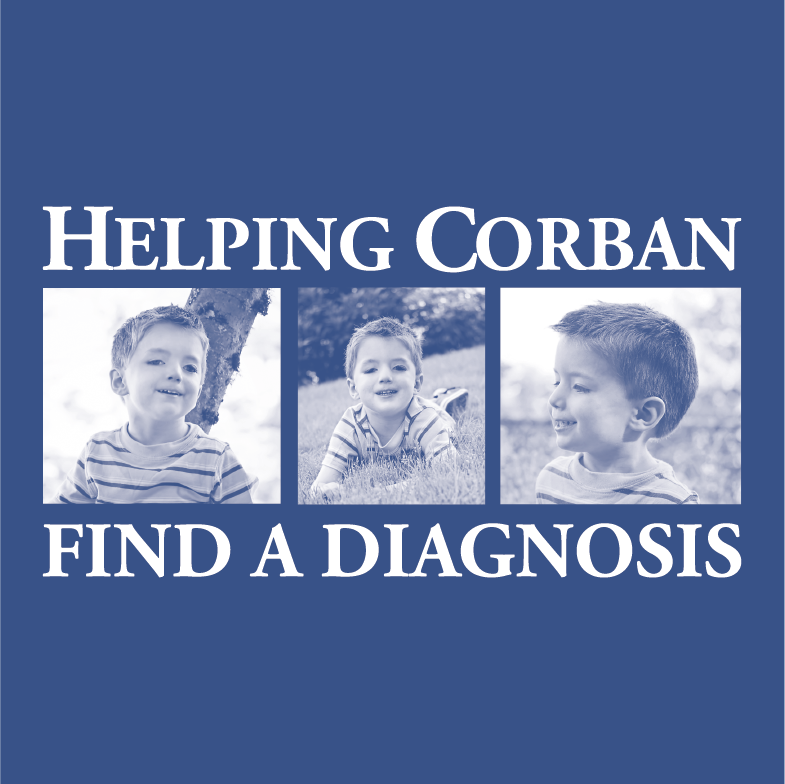Helping Corban: Blue Shirts shirt design - zoomed